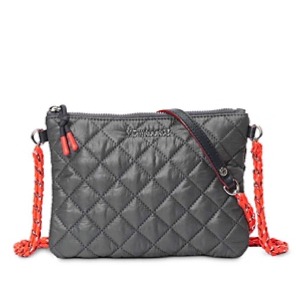 MZ Wallace Quilted Pippa Small Crossbody-Color Magnet/Flame (EUC)